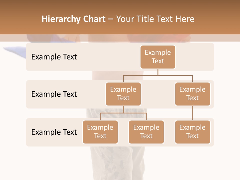 Boy Playing With Blue And Red T-Shirt . PowerPoint Template