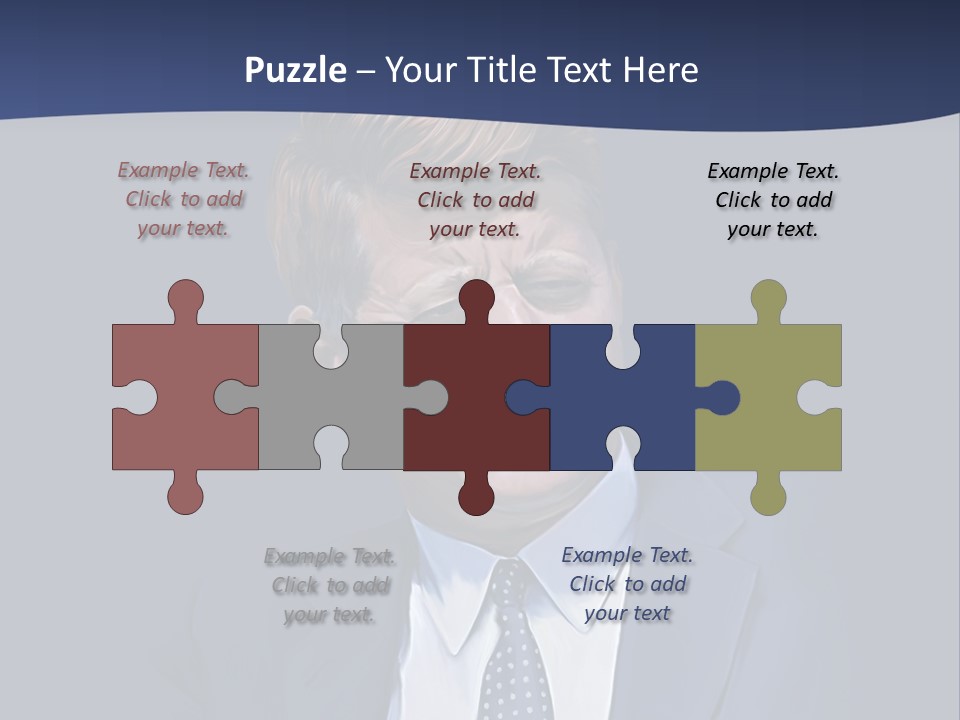 John F Kennedy Painting PowerPoint Template