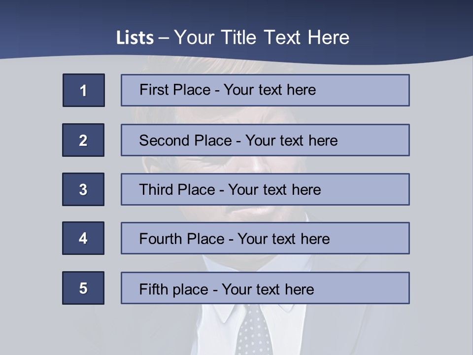 John F Kennedy Painting PowerPoint Template