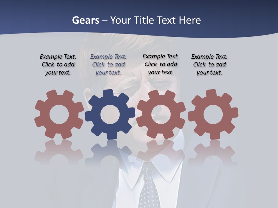 John F Kennedy Painting PowerPoint Template