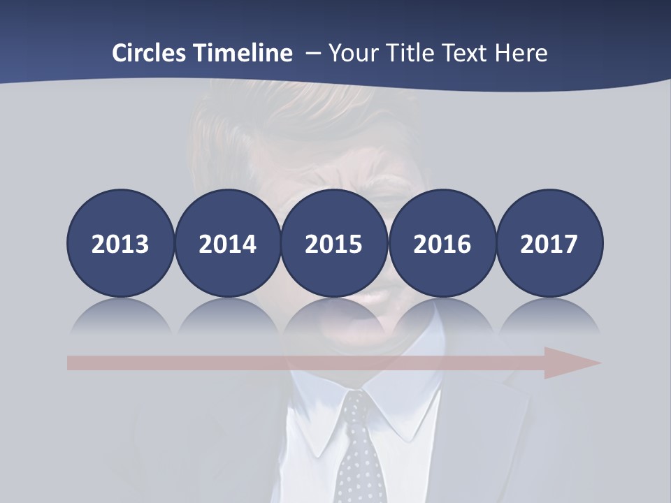 John F Kennedy Painting PowerPoint Template