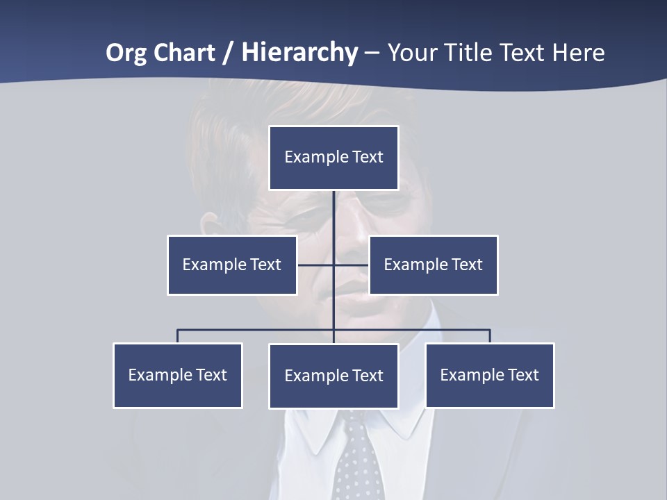 John F Kennedy Painting PowerPoint Template