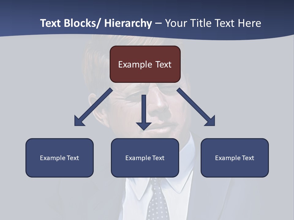 John F Kennedy Painting PowerPoint Template