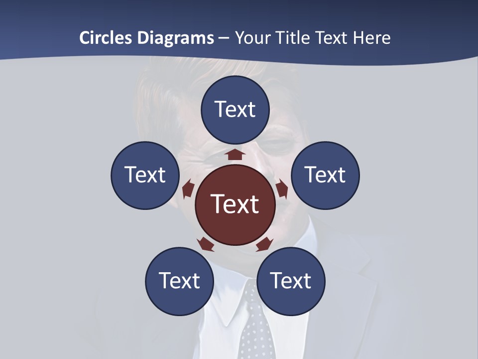 John F Kennedy Painting PowerPoint Template