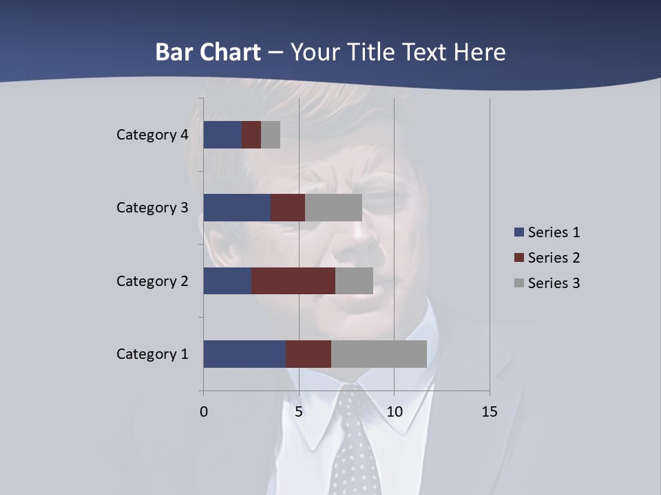 John F Kennedy Painting PowerPoint Template