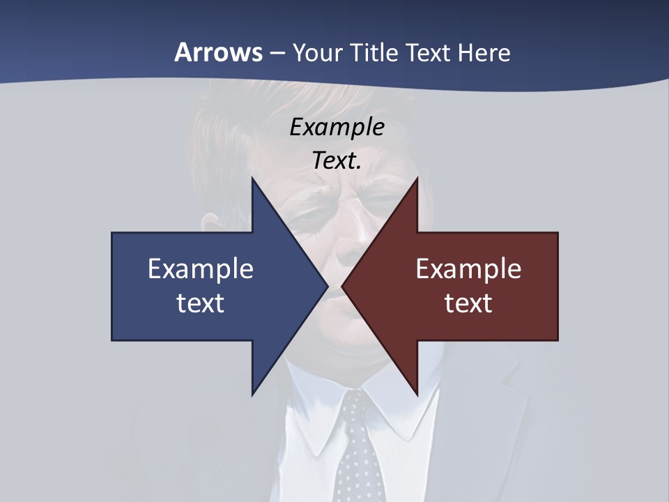 John F Kennedy Painting PowerPoint Template