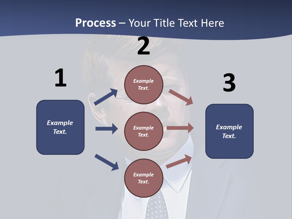 John F Kennedy Painting PowerPoint Template