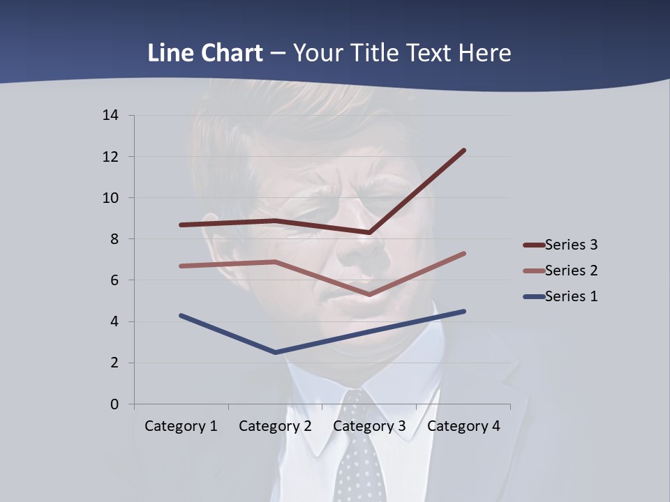 John F Kennedy Painting PowerPoint Template