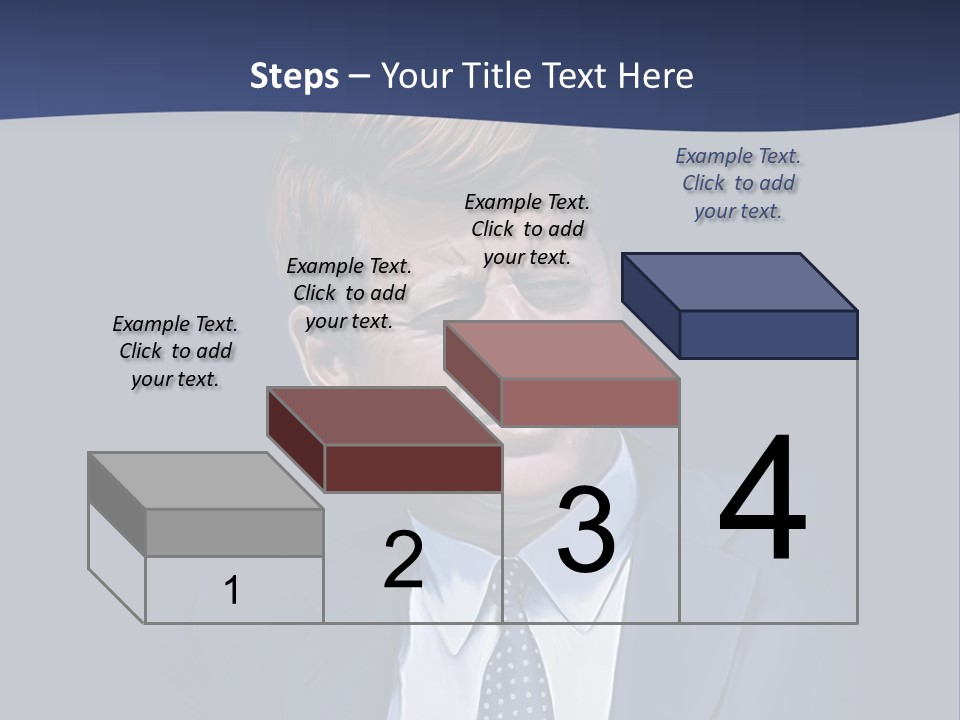 John F Kennedy Painting PowerPoint Template