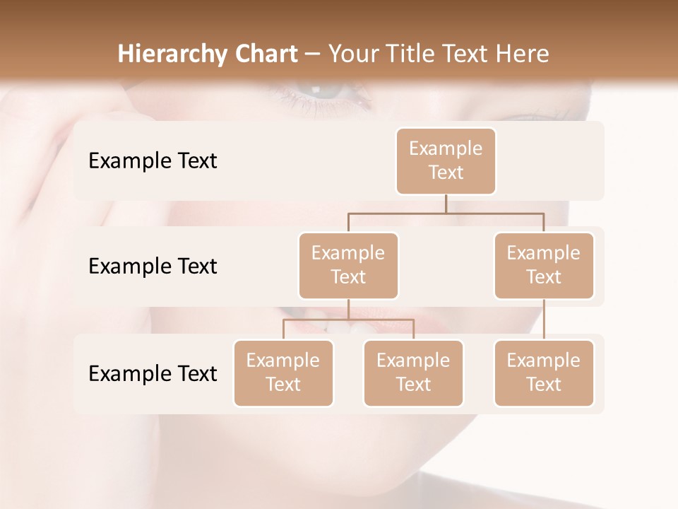 Beautiful Young  Woman Draw Beauty Shape Of Eyebrows Using Cosmetic Brush Beautiful Young  Woman Draw Beauty Shape Of Eyebrows Using Cosmetic Brush PowerPoint Template