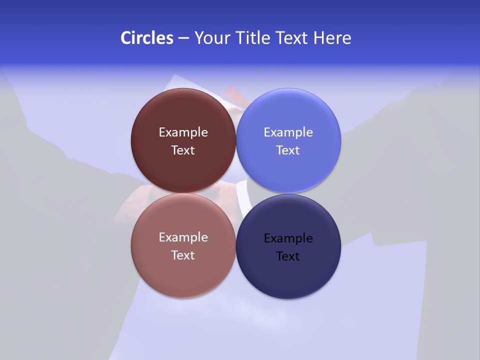 A Handshake With Presentation Of A Diploma PowerPoint Template