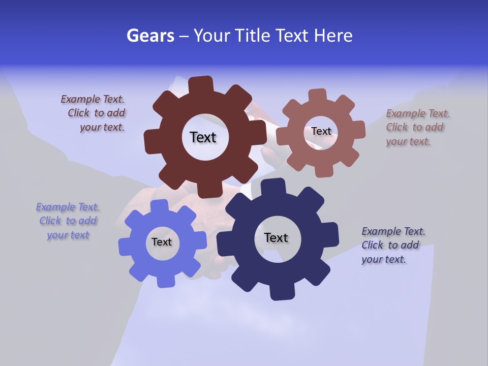 A Handshake With Presentation Of A Diploma PowerPoint Template