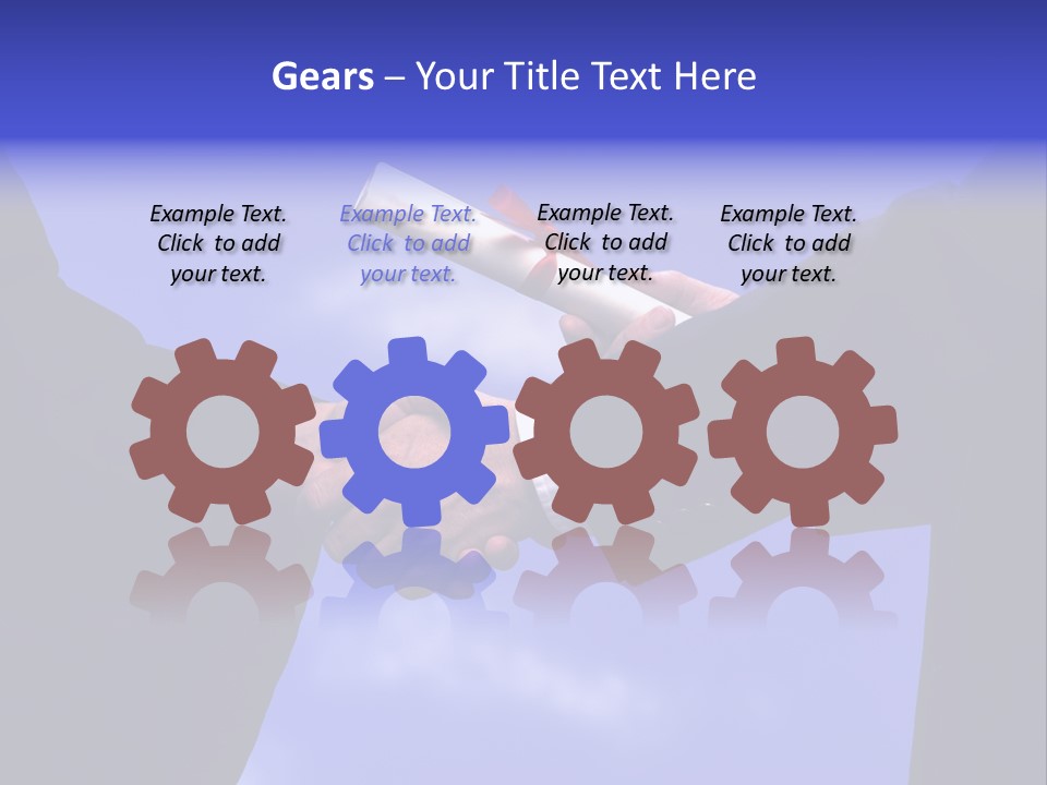 A Handshake With Presentation Of A Diploma PowerPoint Template