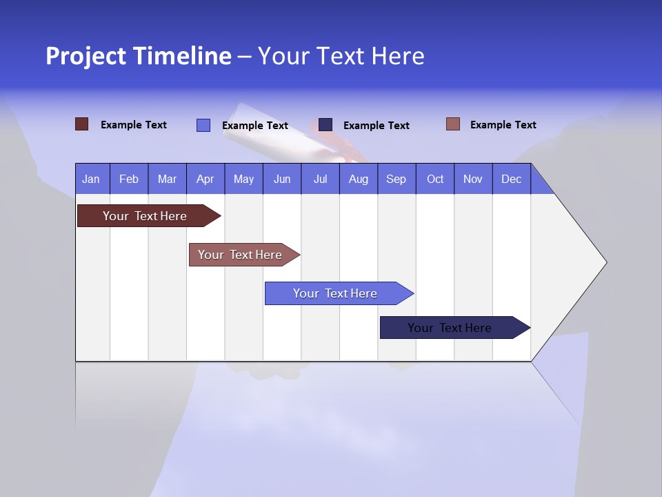 A Handshake With Presentation Of A Diploma PowerPoint Template