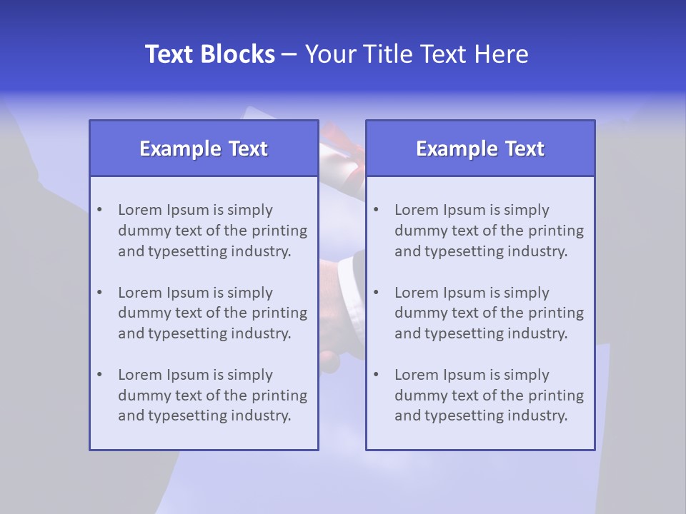 A Handshake With Presentation Of A Diploma PowerPoint Template