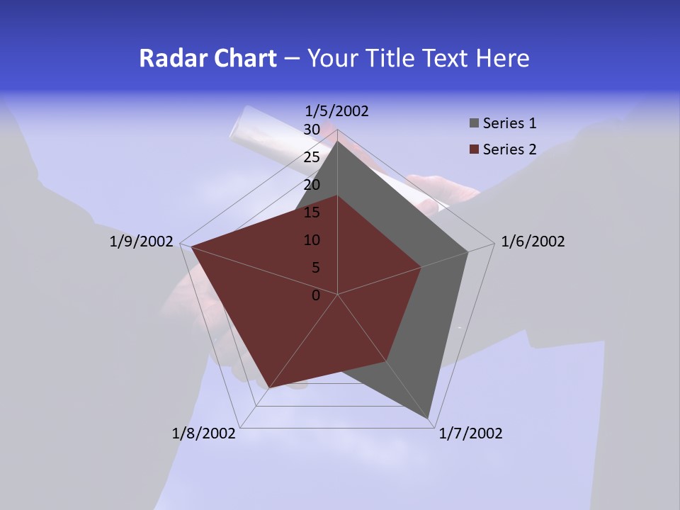 A Handshake With Presentation Of A Diploma PowerPoint Template