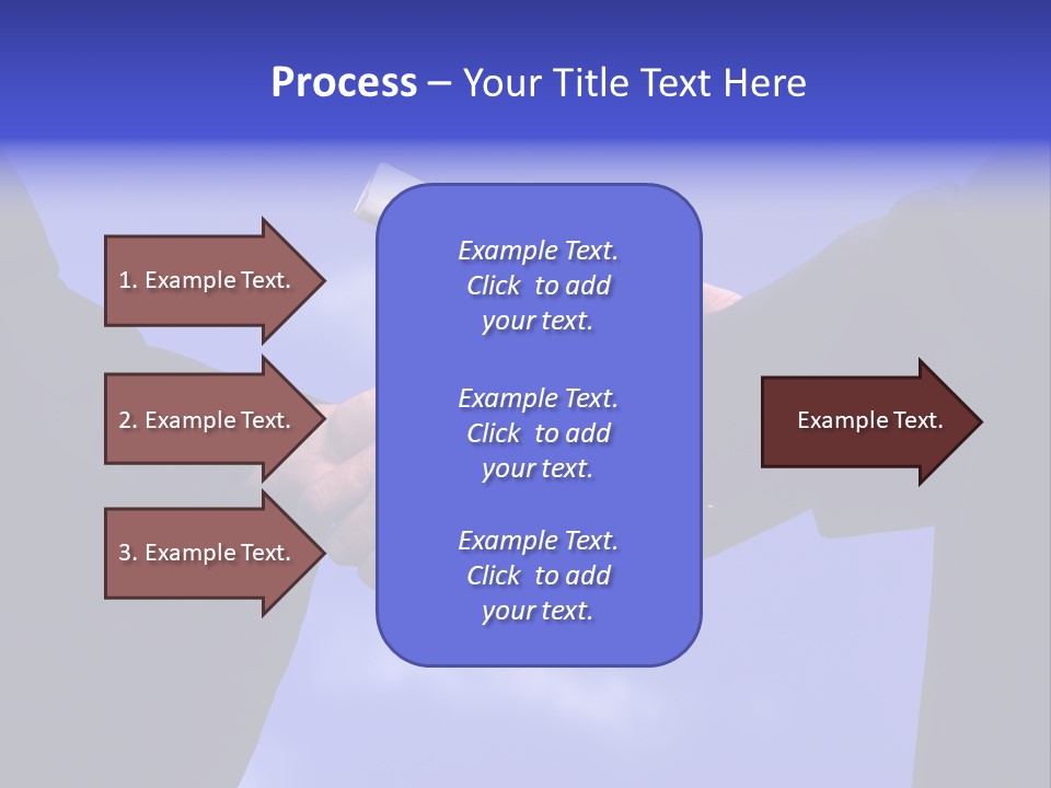 A Handshake With Presentation Of A Diploma PowerPoint Template