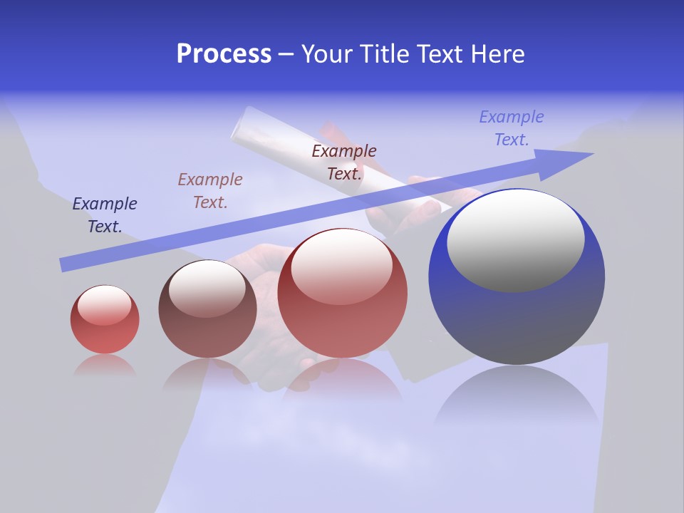 A Handshake With Presentation Of A Diploma PowerPoint Template