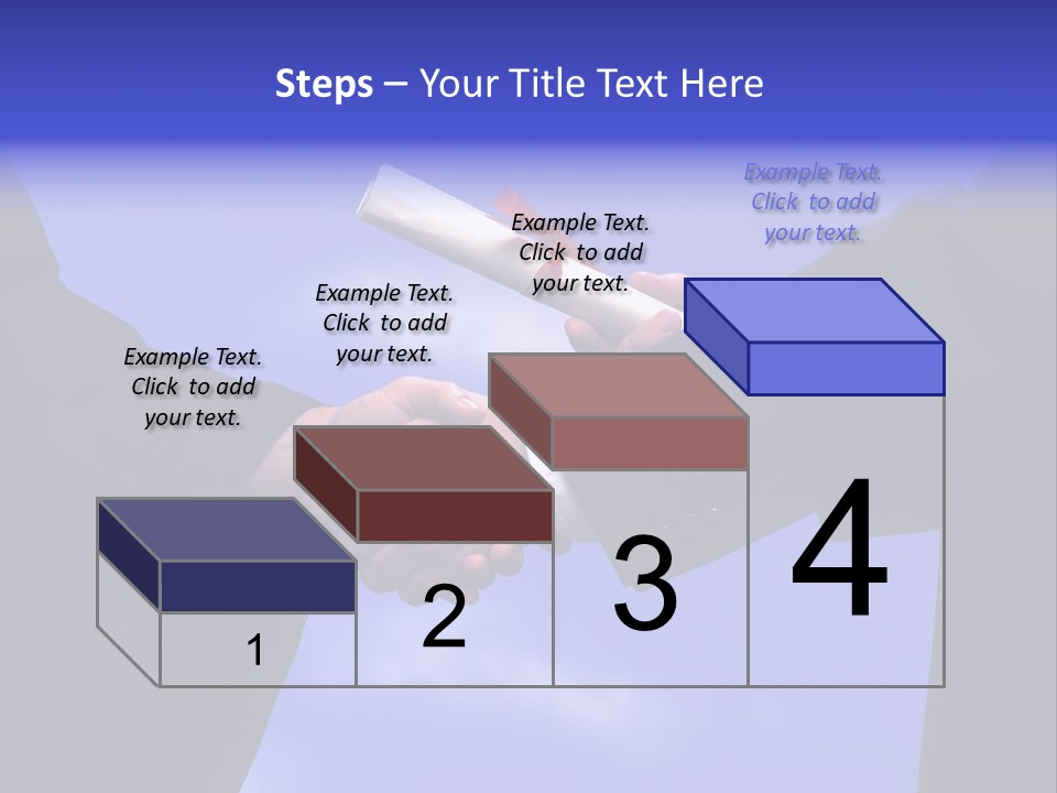 A Handshake With Presentation Of A Diploma PowerPoint Template