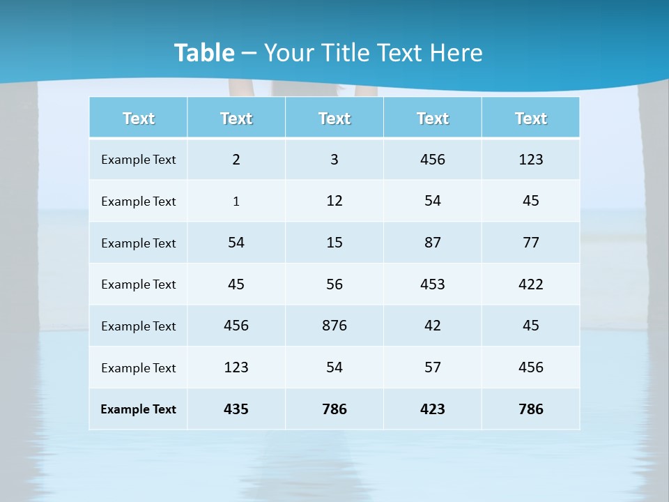 Pretty Girl Lifting Weights, Facing Away From Camera PowerPoint Template