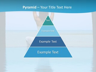 Pretty Girl Lifting Weights, Facing Away From Camera PowerPoint Template