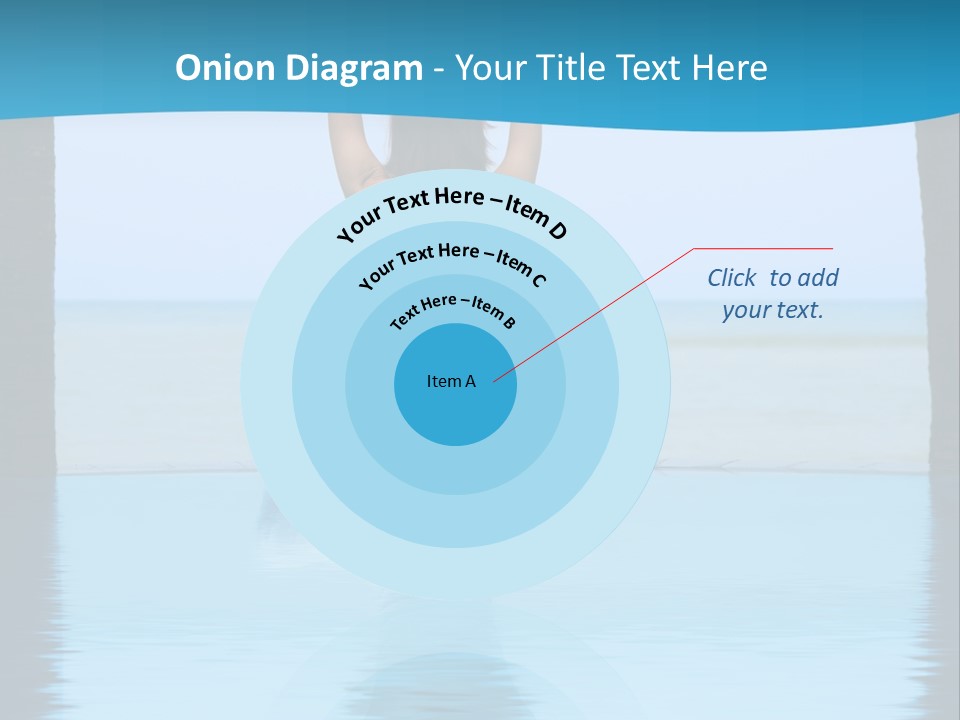 Pretty Girl Lifting Weights, Facing Away From Camera PowerPoint Template