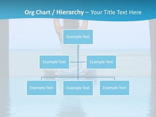 Pretty Girl Lifting Weights, Facing Away From Camera PowerPoint Template