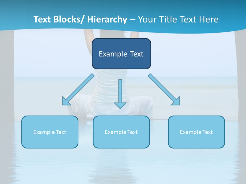 Pretty Girl Lifting Weights, Facing Away From Camera PowerPoint Template