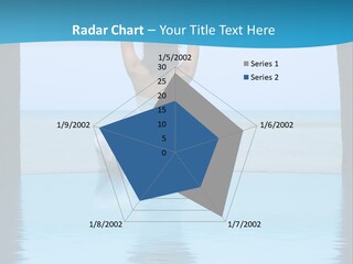 Pretty Girl Lifting Weights, Facing Away From Camera PowerPoint Template