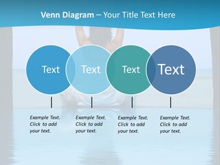 Pretty Girl Lifting Weights, Facing Away From Camera PowerPoint Template