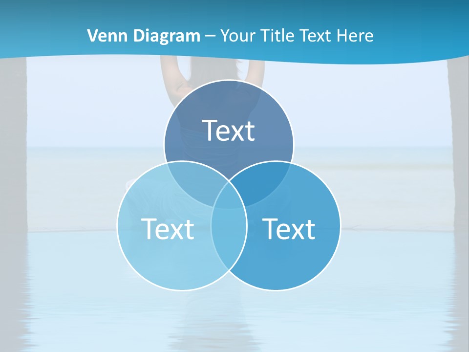 Pretty Girl Lifting Weights, Facing Away From Camera PowerPoint Template