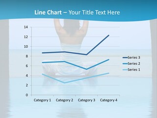 Pretty Girl Lifting Weights, Facing Away From Camera PowerPoint Template