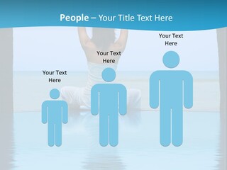 Pretty Girl Lifting Weights, Facing Away From Camera PowerPoint Template