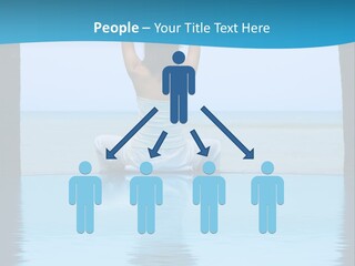 Pretty Girl Lifting Weights, Facing Away From Camera PowerPoint Template