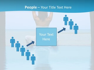 Pretty Girl Lifting Weights, Facing Away From Camera PowerPoint Template