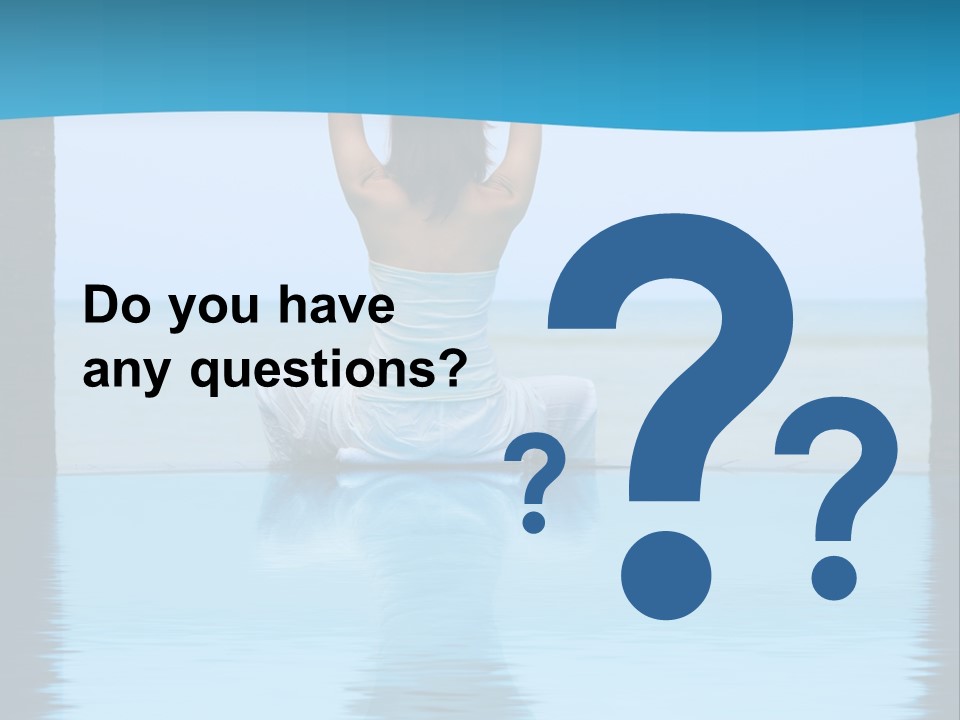 Pretty Girl Lifting Weights, Facing Away From Camera PowerPoint Template