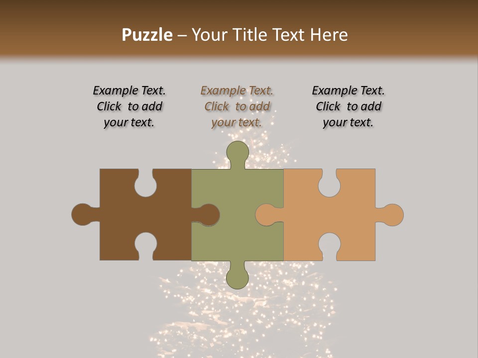 Pine Tree Outside Lit Up With Christmas Lights PowerPoint Template