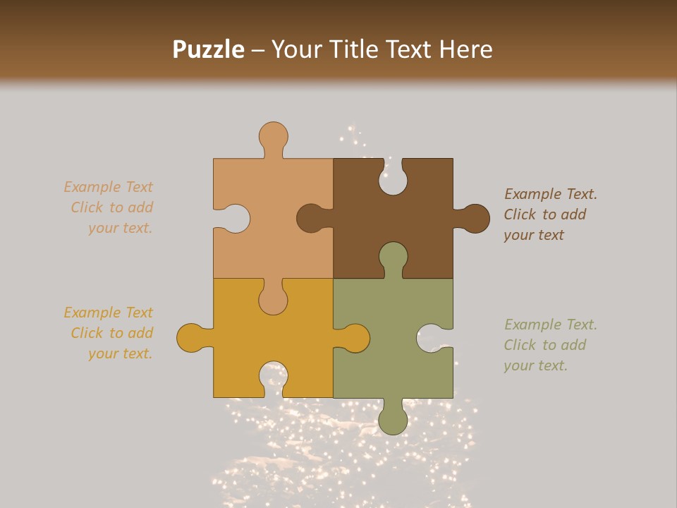 Pine Tree Outside Lit Up With Christmas Lights PowerPoint Template