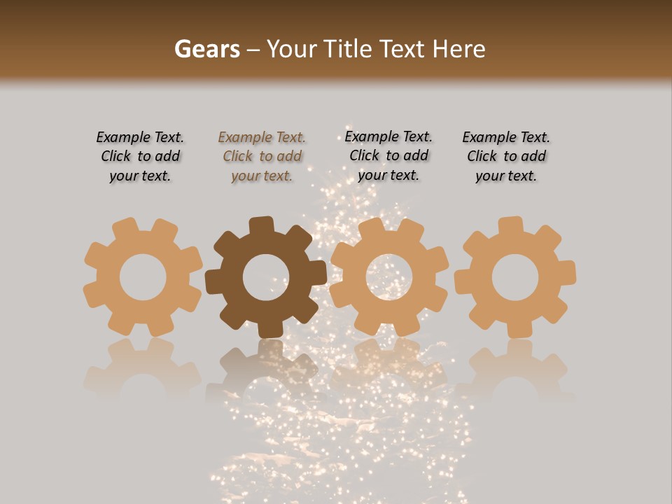 Pine Tree Outside Lit Up With Christmas Lights PowerPoint Template