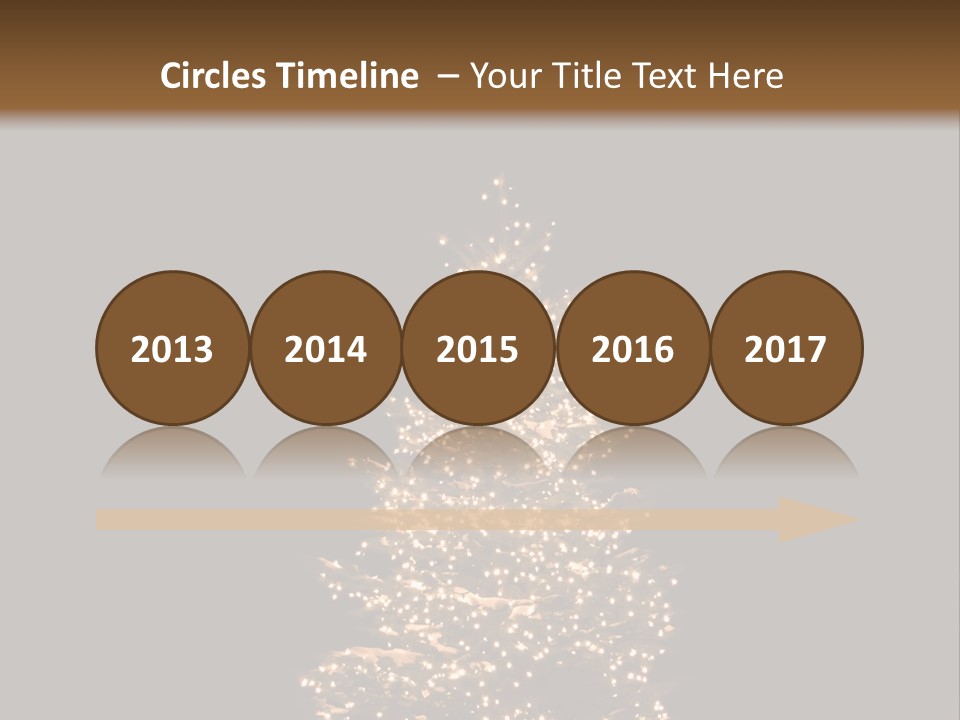 Pine Tree Outside Lit Up With Christmas Lights PowerPoint Template