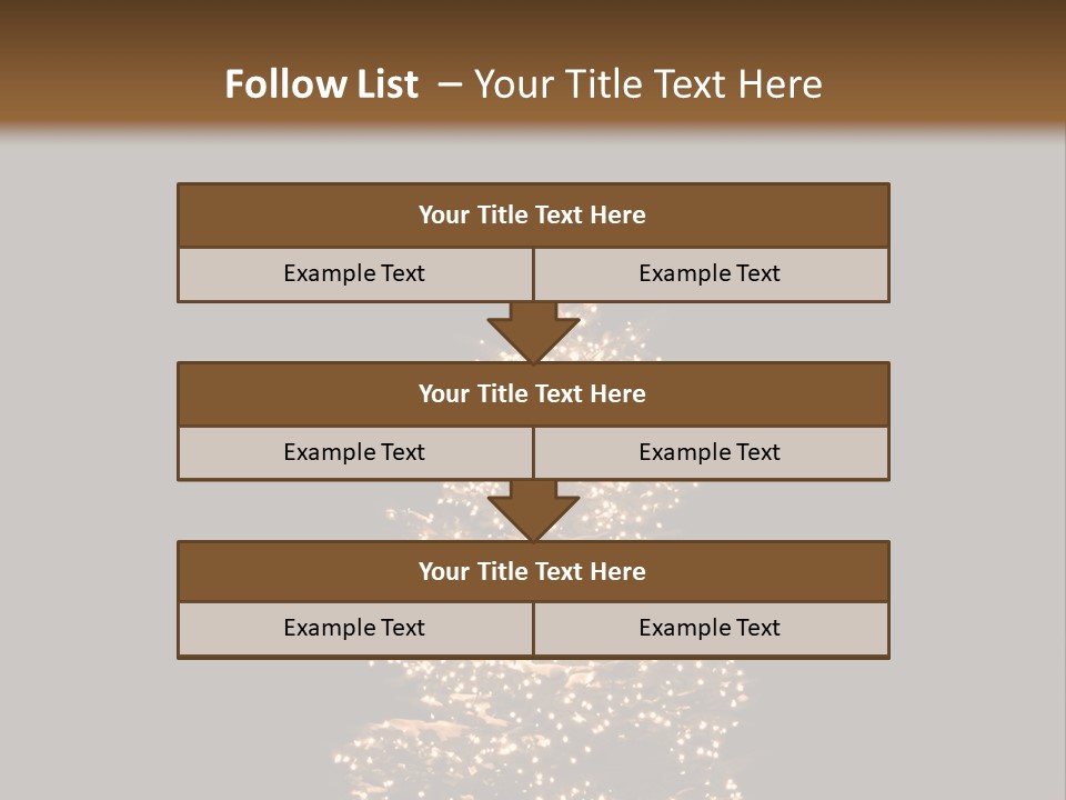 Pine Tree Outside Lit Up With Christmas Lights PowerPoint Template