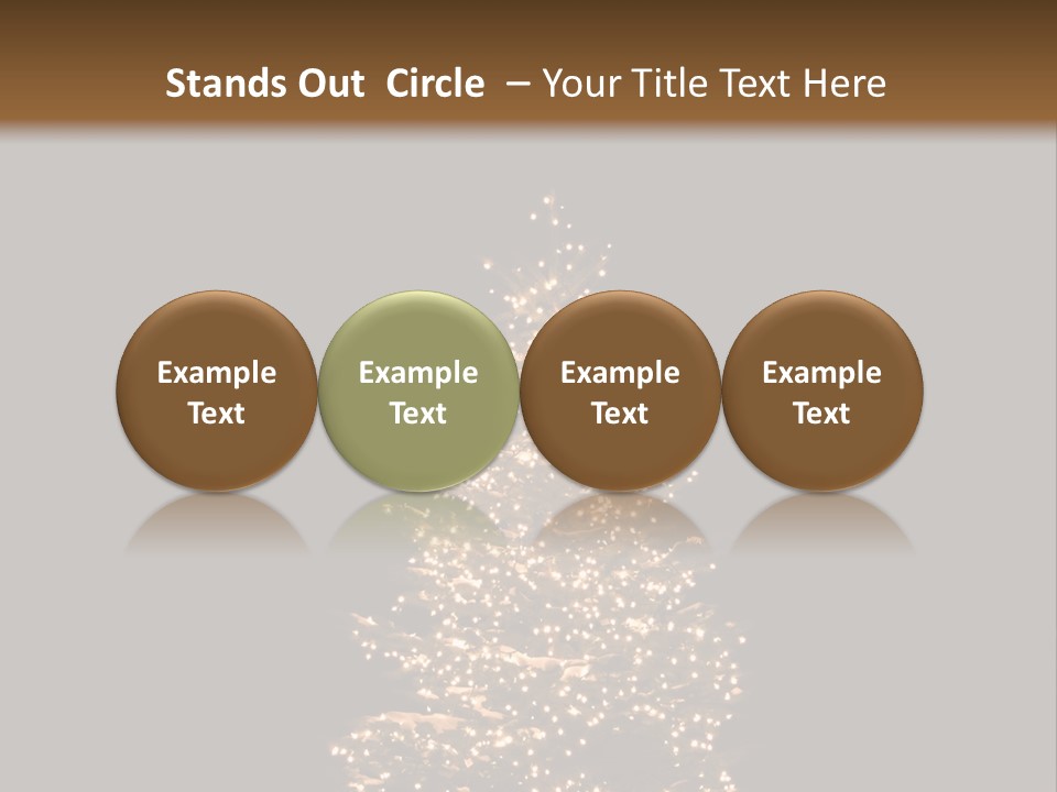 Pine Tree Outside Lit Up With Christmas Lights PowerPoint Template