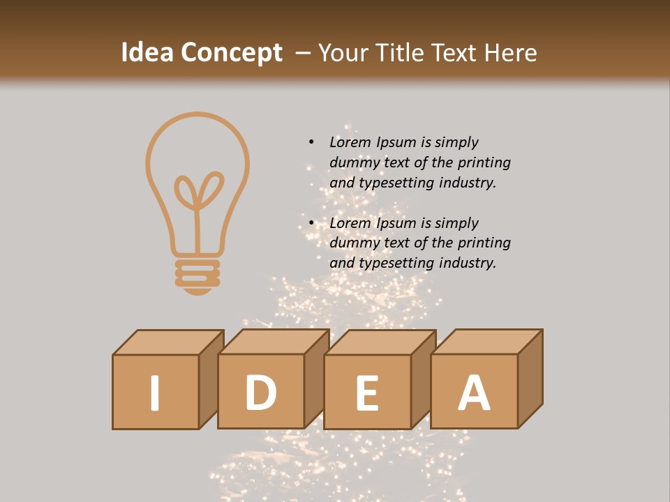 Pine Tree Outside Lit Up With Christmas Lights PowerPoint Template