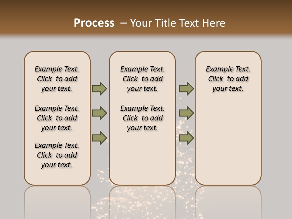 Pine Tree Outside Lit Up With Christmas Lights PowerPoint Template