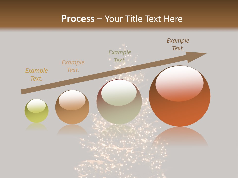 Pine Tree Outside Lit Up With Christmas Lights PowerPoint Template