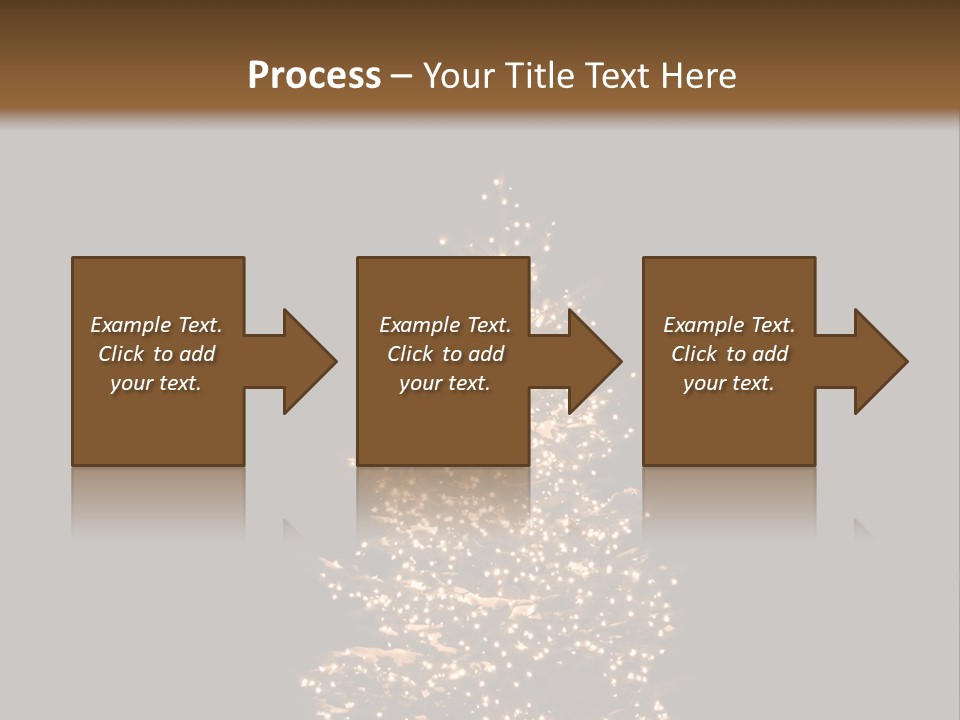 Pine Tree Outside Lit Up With Christmas Lights PowerPoint Template