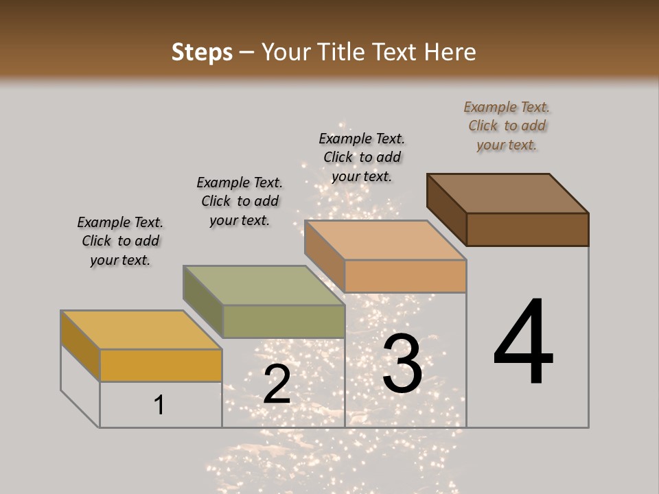 Pine Tree Outside Lit Up With Christmas Lights PowerPoint Template