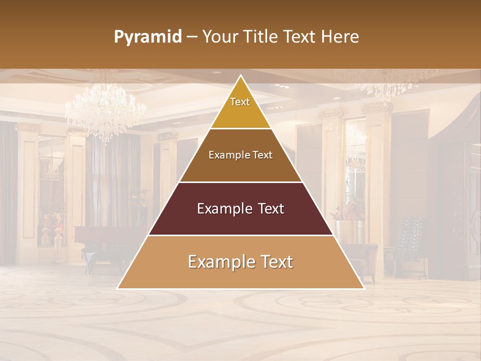 Modern Interior Of A Hall With A Soft Zone PowerPoint Template