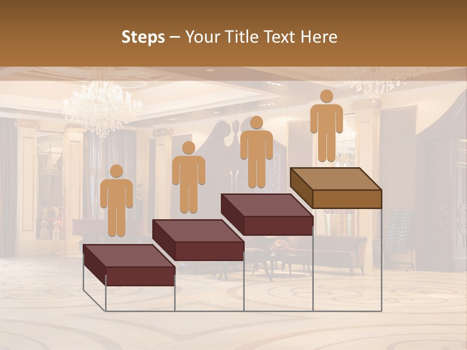 Modern Interior Of A Hall With A Soft Zone PowerPoint Template
