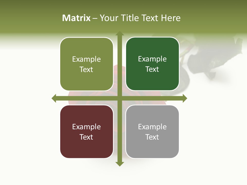 A Single Red Rose On A White Background PowerPoint Template